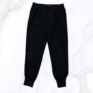 Vince Women's Black‎ Elastic Waist Zip Up Joggers, Size 6